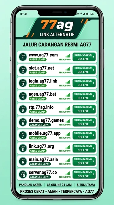 Tampilan link alternatif 77ag