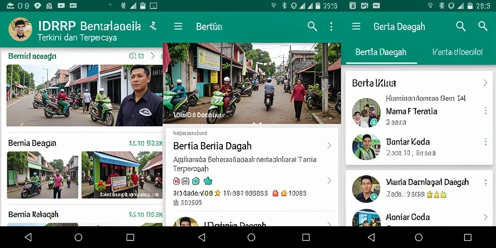 Antarmuka aplikasi IDRRP yang informatif dan menarik.