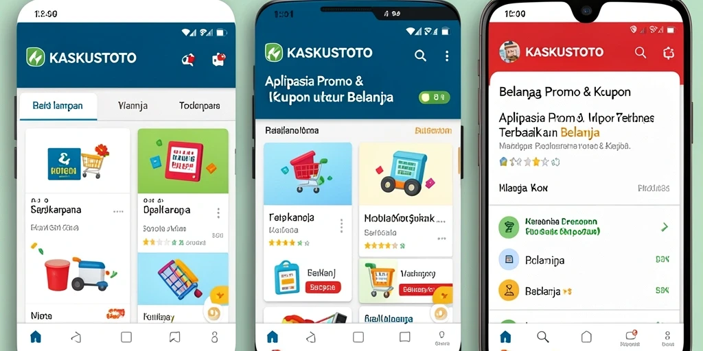 Tampilan utama KASKUSTOTO yang menampilkan berbagai kupon menarik.