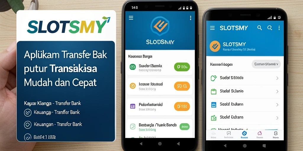 Tampilan antarmuka aplikasi SLOTSMY yang user-friendly dan modern.